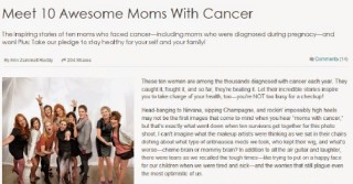 Cancer and pregnancy: what mothers have to say